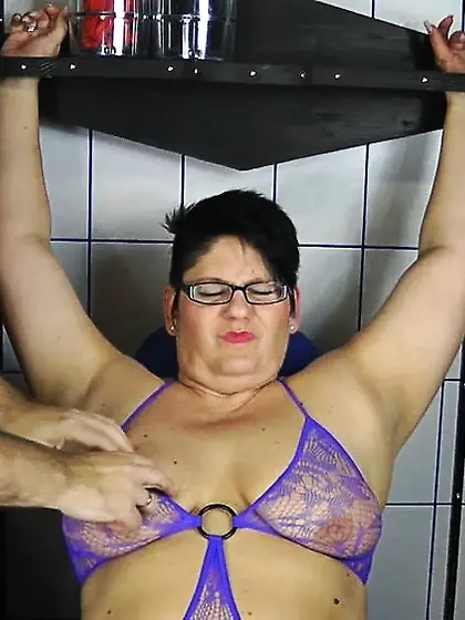 Annadevot - Tits and nipple torture - and the pussy is wet