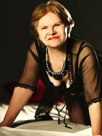 White granny beautiful tits