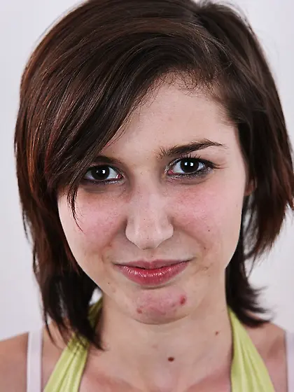 Innocent happy girl shows