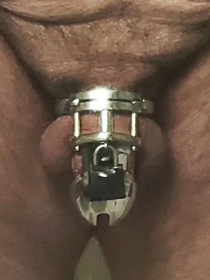 My Wife/Mistress keeps me locked in chastity.....