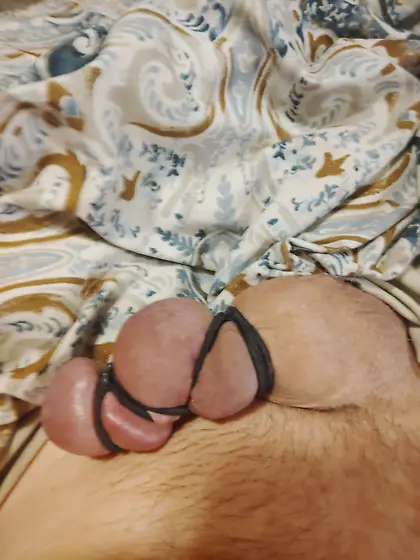 Bondage till my penis is tired and aching