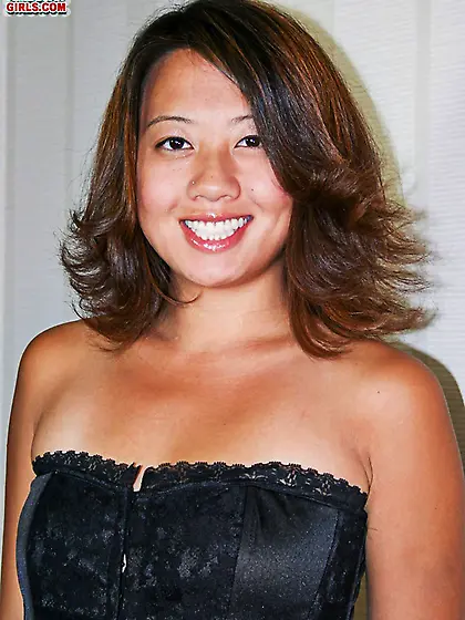 Tattooed asian cutie black