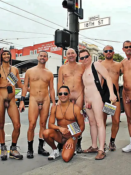 naked on 18th St SF