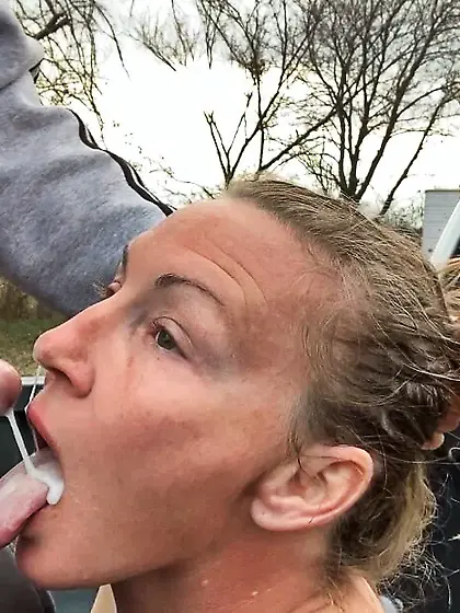 Lots of cum & piss outdoors
