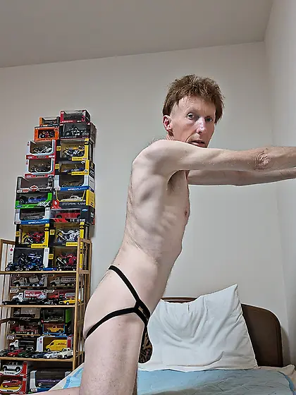 Me wearing some new jockstraps and thongs