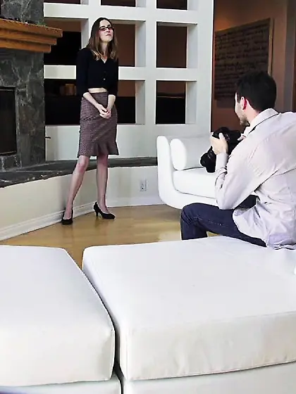 Natural amateur teen facial