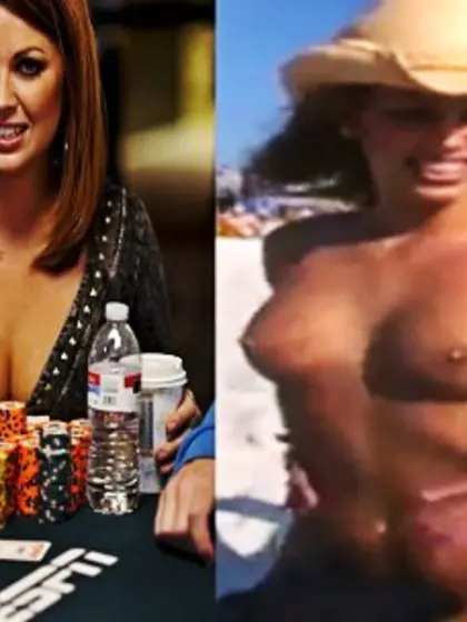 Claudia shows off her whole body on the beach