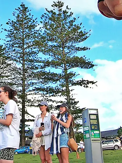 WNBR Byron Bay public erection happy hoots & grins