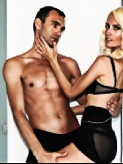 Brunette Marco and Blonde Marlena Deepthroat.