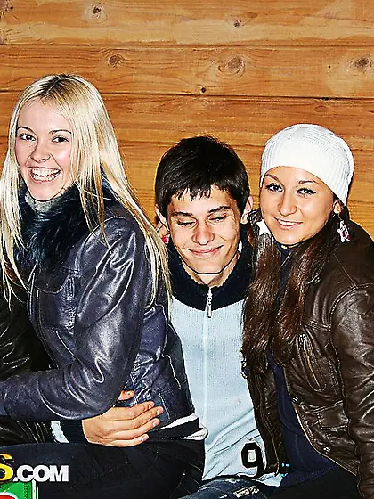 Wild orgy in a cabin with a couple of gorgeous European teens