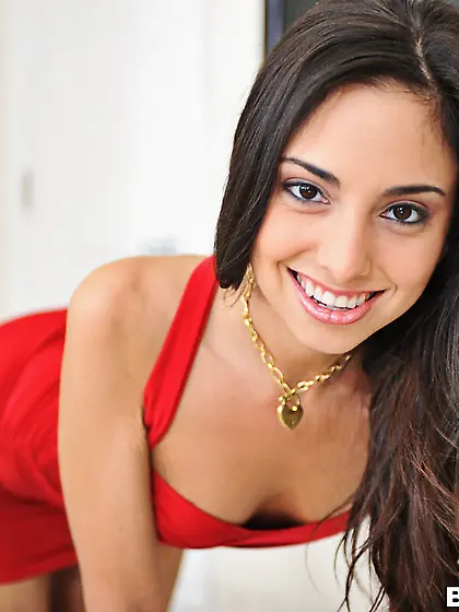 She is a cute teen who loves to pose for the camera and her horn