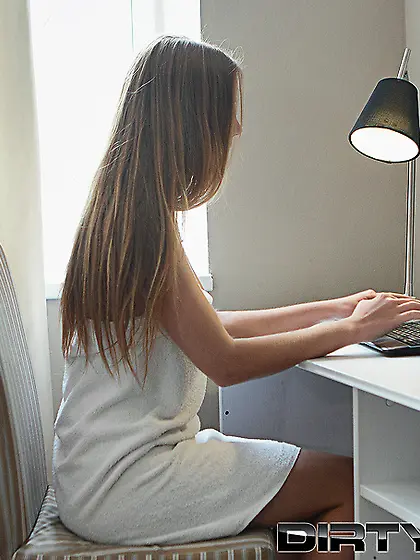 Blonde cutie sexy lingerie