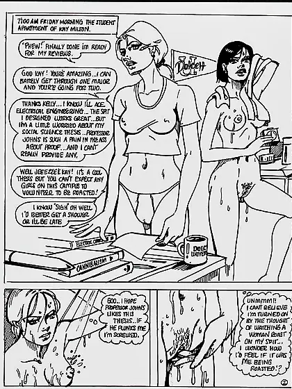 Professor and dean fuck and roast their student