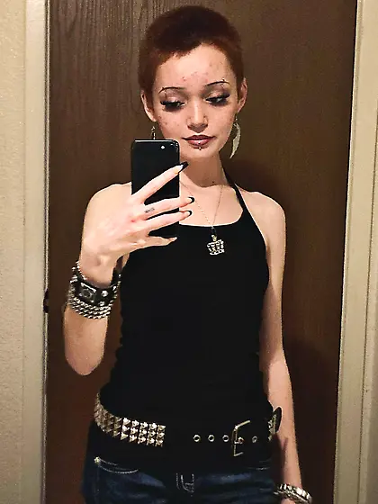 Redhead teen feet and soles