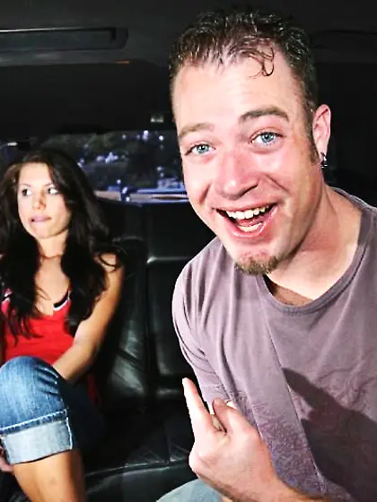 Micah Moore strips her clothes in the back of the car and gets h