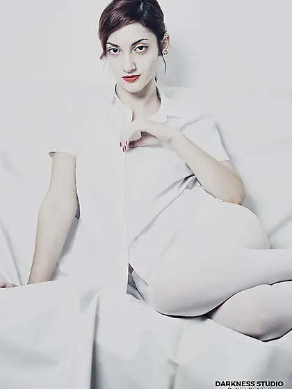 Hot redhed babe white