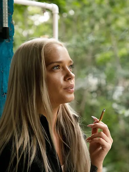 Tiny blonde angel gladly