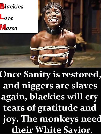 Dumb Darkies Need Us