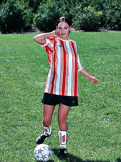 Busty brunette chick Venus takes her black thongs off and shows