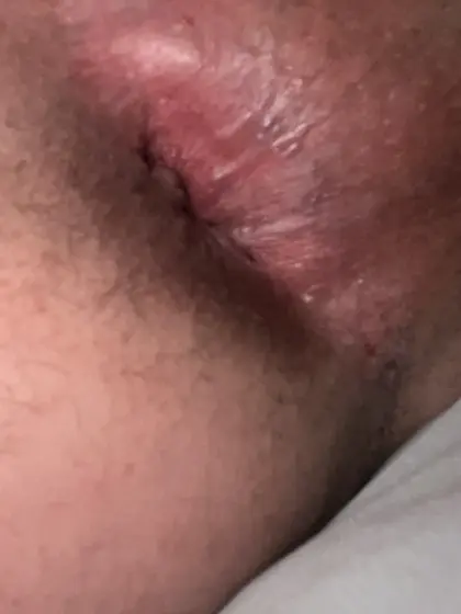 My dick in to my ass