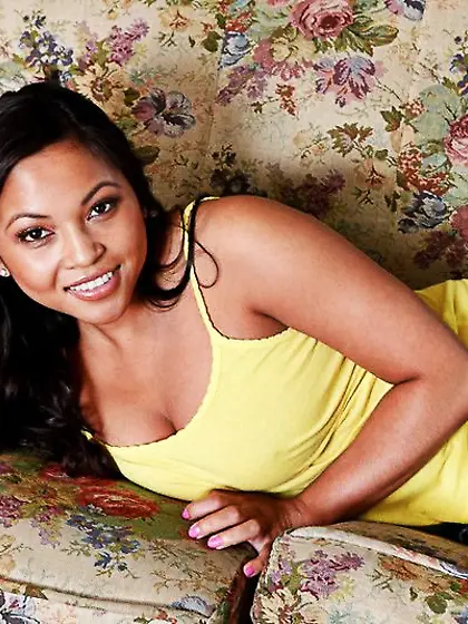 Beautiful Latina with big boobs Adriana Luna does blow job and j