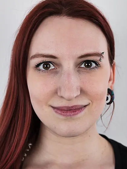 Czech real model casting