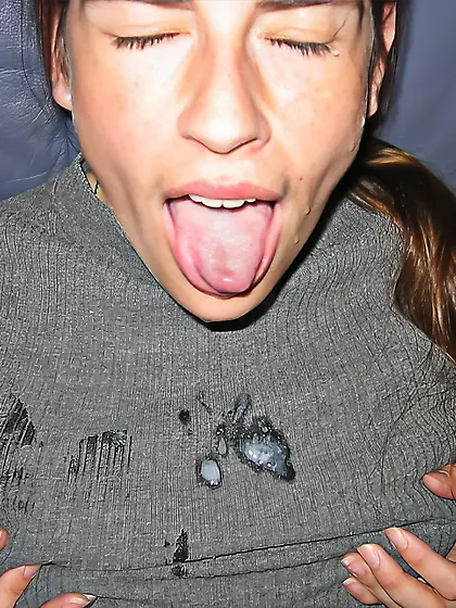 Amateur Facial Cumshot (AI Upscaled)