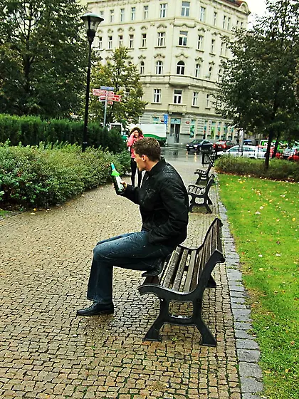 Sandra has just broke