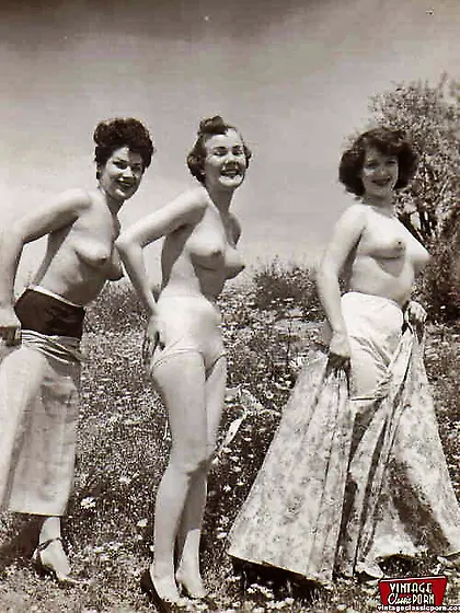 Real vintage hairy outdoor