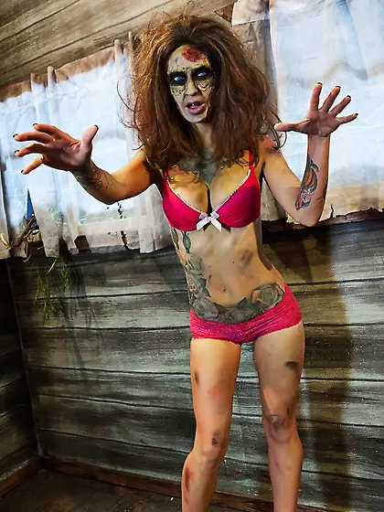 Slutty zombie rose dead