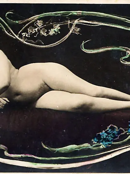 Vintage naked chicks color