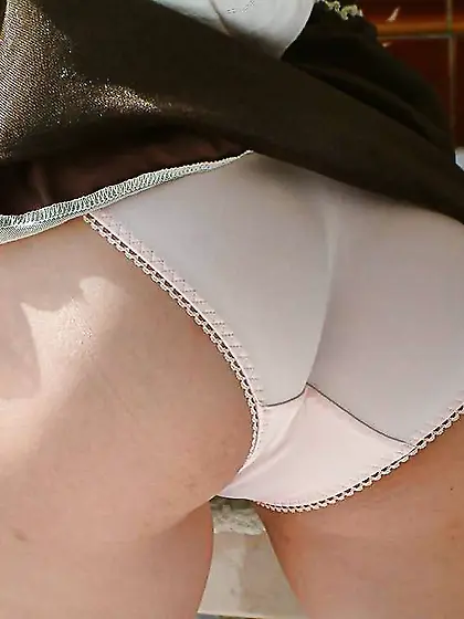 Rosy Cotton Thong Rump Asian