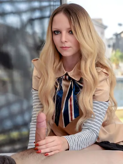 Allie cosplay Megan M3gan doll stockings uniform