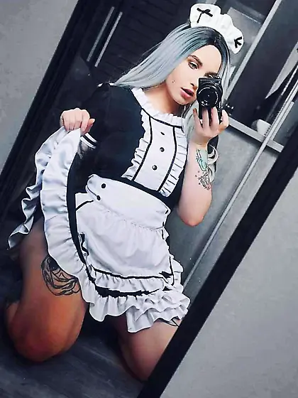 Gothic stripper whore