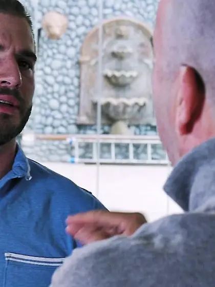 Tiny long-haired brunette enjoys