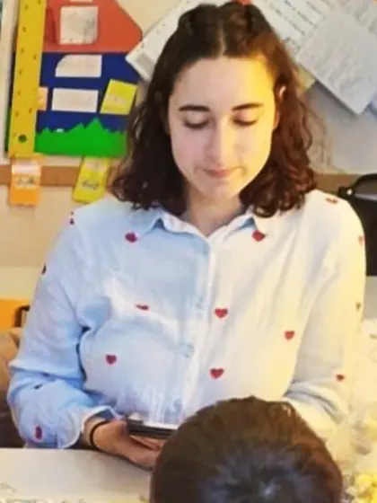 Sara,  sexy french teacher with big tits