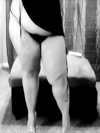 Fat hottie takes black