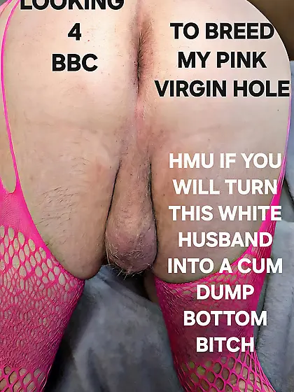 White bottom looking to be a hole for bbc or group