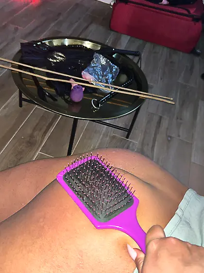 I was discipline spanked by Carmen for being late