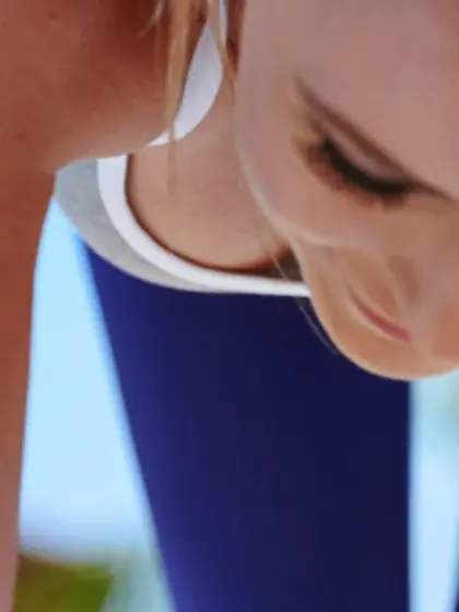 Hot yoga mom showing wet pussy