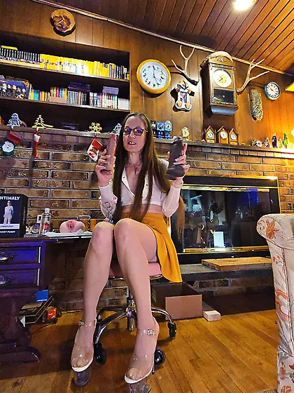 Your little cock may not deserve the real thing,  but......