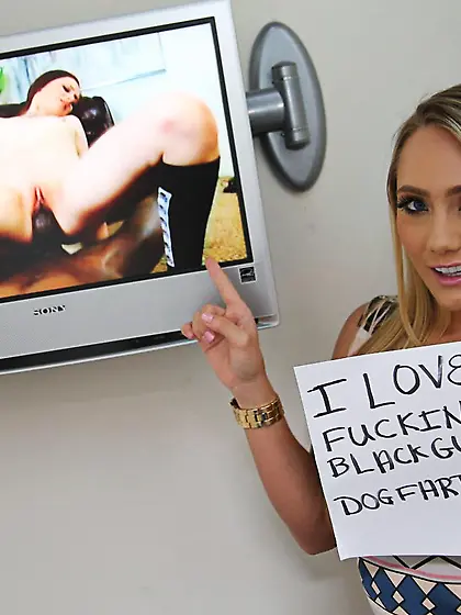 The long-awaited return of AJ Applegate has her sucking and fuck