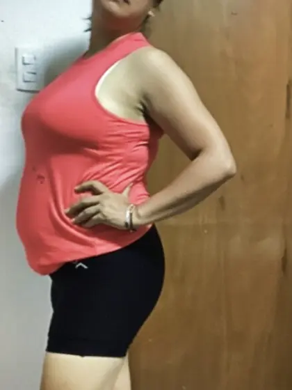 My chubby mom,  leave your comments