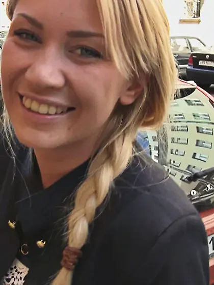 Pig tailed russian teen