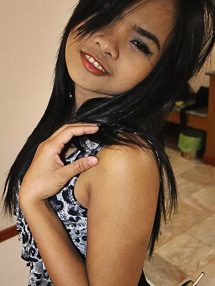 Exotic teen Chubjang strips naked to have awesome sex with white