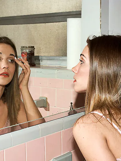 Fascinating tart peach chemise