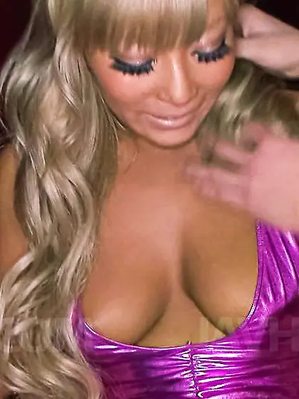 Luxurious Asian blonde Rika Aina plunges into the wild hardcore