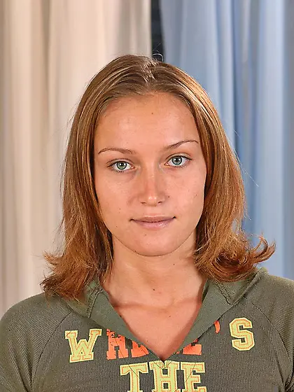 Frisky doll Kathia likes fucking her smooth tattooed pussy with