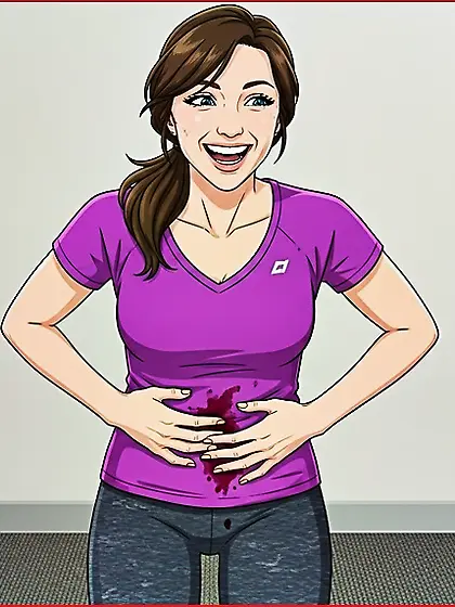 Anime Girls Gut-shot