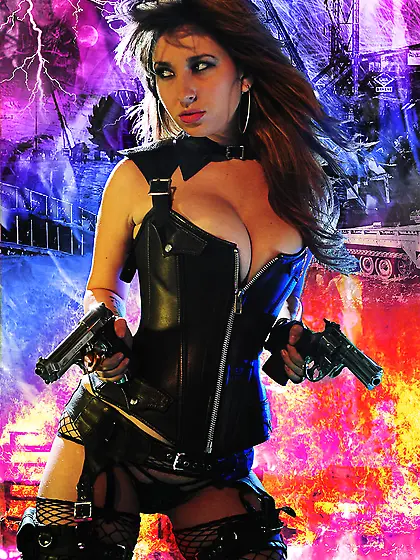 Shay Laren takes her sexy kinky lingerie off and shows us her am